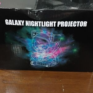 Amazon Galaxy Nightlight Projector - Black and Multicolor